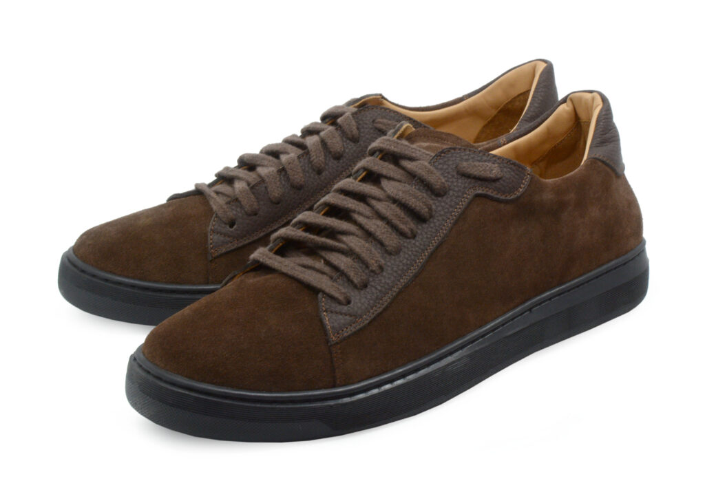 Sneakersy Męskie – Brązowy Zamsz R. Karoń - Model R